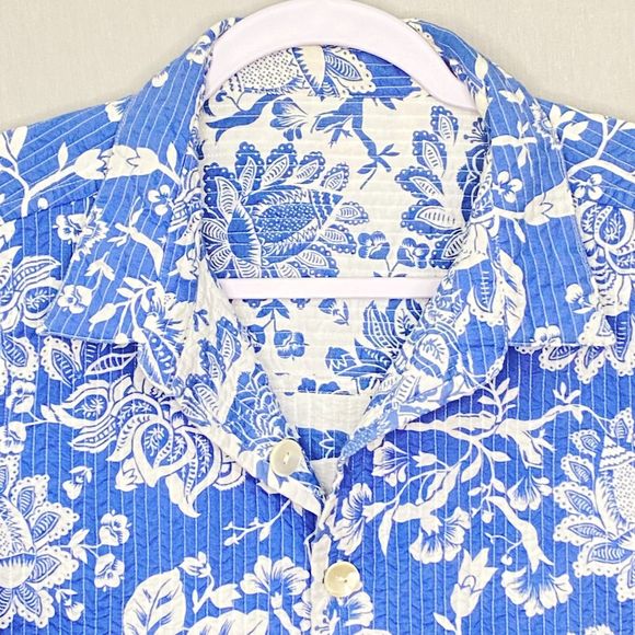 Nomadic Traders Quilted Reverible Jacket Small Lightweight Floral Double Pockets - Picture 3 of 12